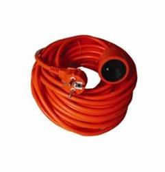 Solight prodlužovací kabel - spojka, 1 zásuvka, oranžová, 30m PS18